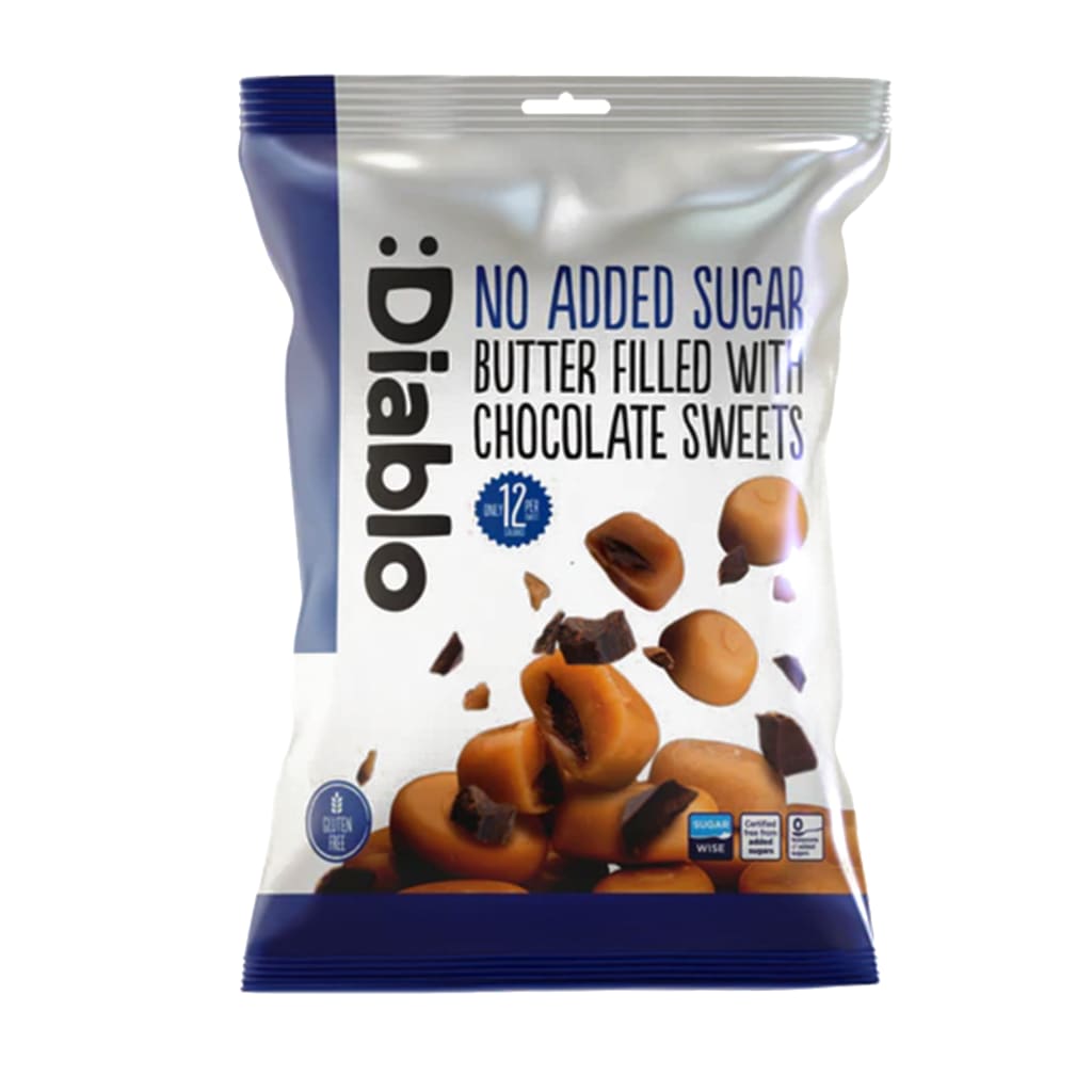 Diablo Butter Filled with Chocolate & Sweets, 75g