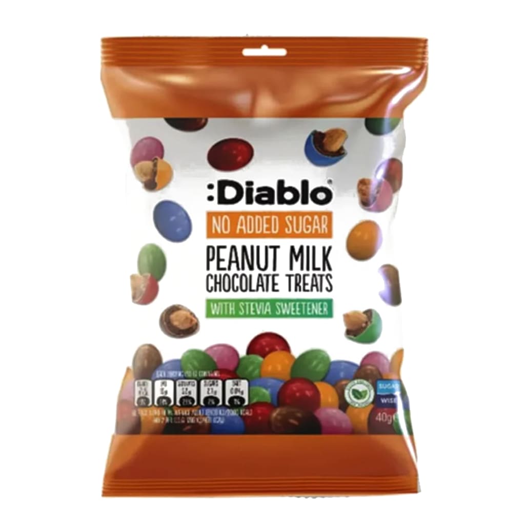 Diablo Milk Chocolate & Peanuts, 40g